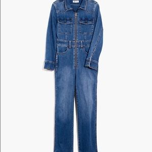Madewell denim jumpsuit